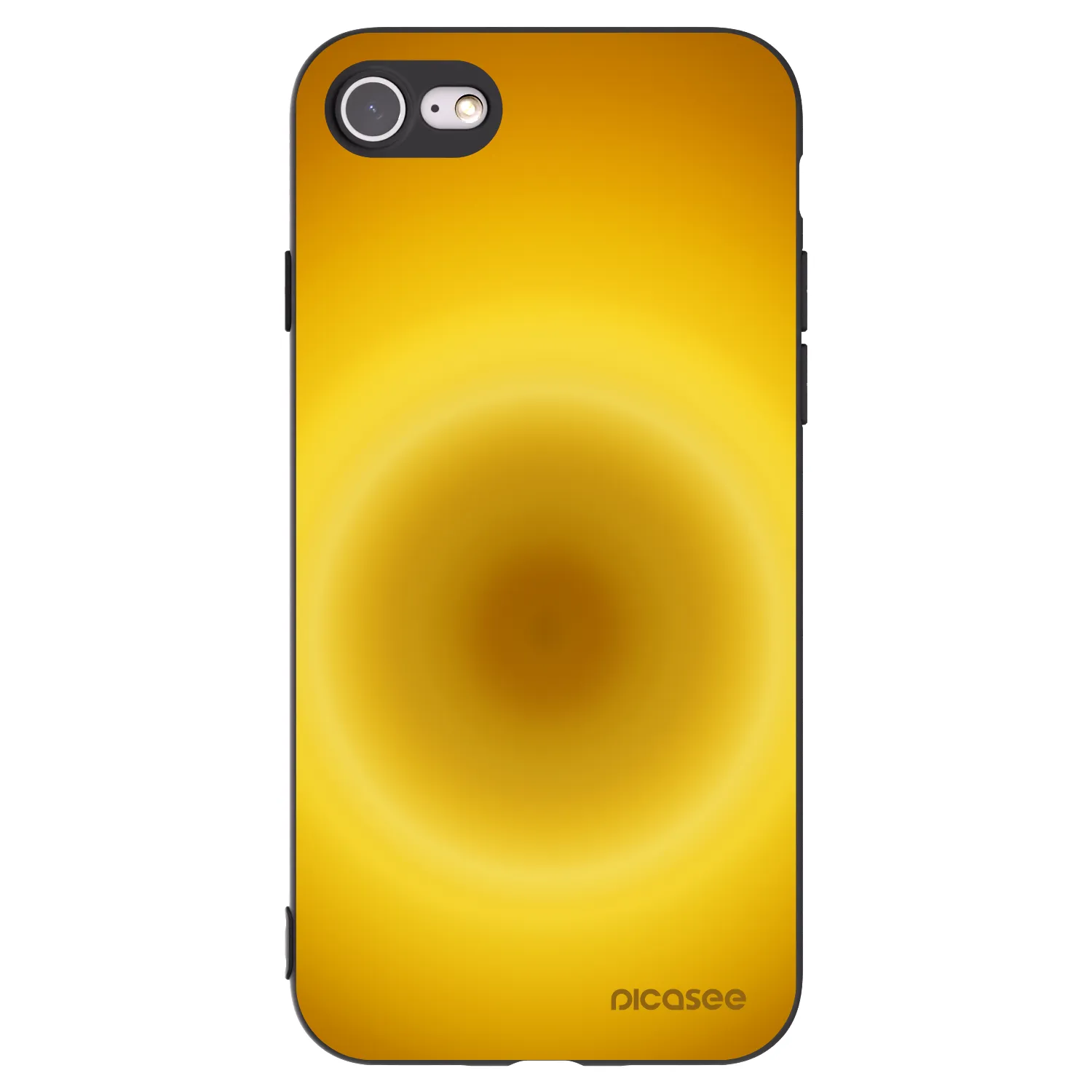 Picasee husă neagră din silicon pentru Apple iPhone SE 2022 - Solar Pulse