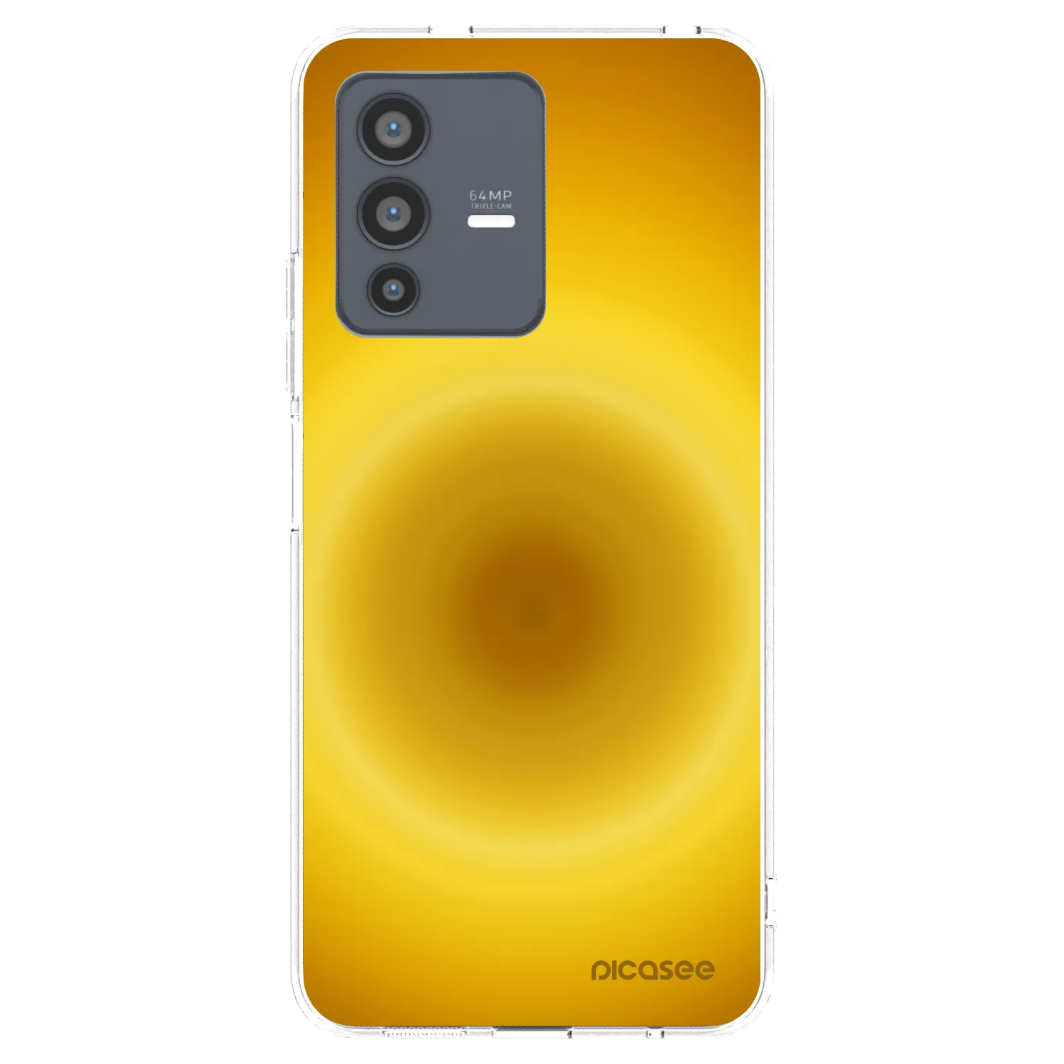 Picasee husă transparentă din silicon pentru Vivo V23 5G - Solar Pulse
