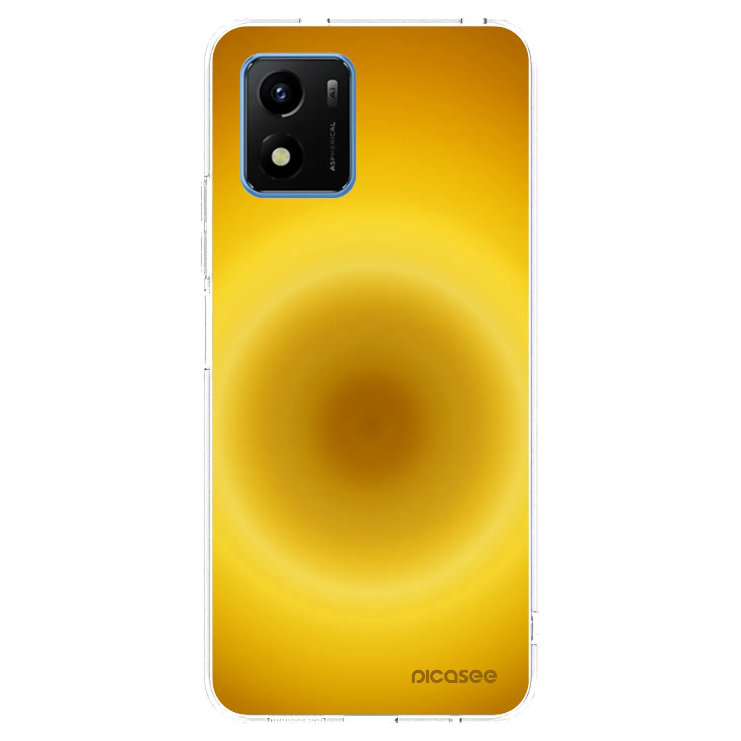 Picasee husă transparentă din silicon pentru Vivo Y01 - Solar Pulse