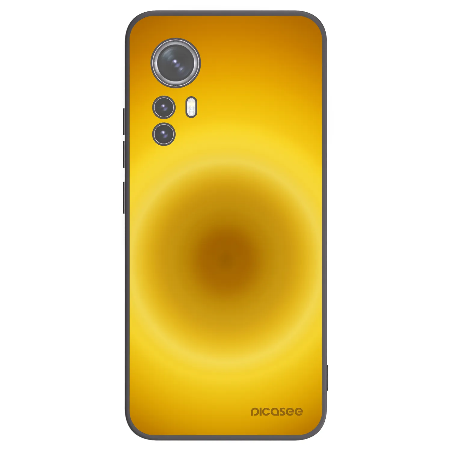 Picasee husă neagră din silicon pentru Xiaomi 12X - Solar Pulse