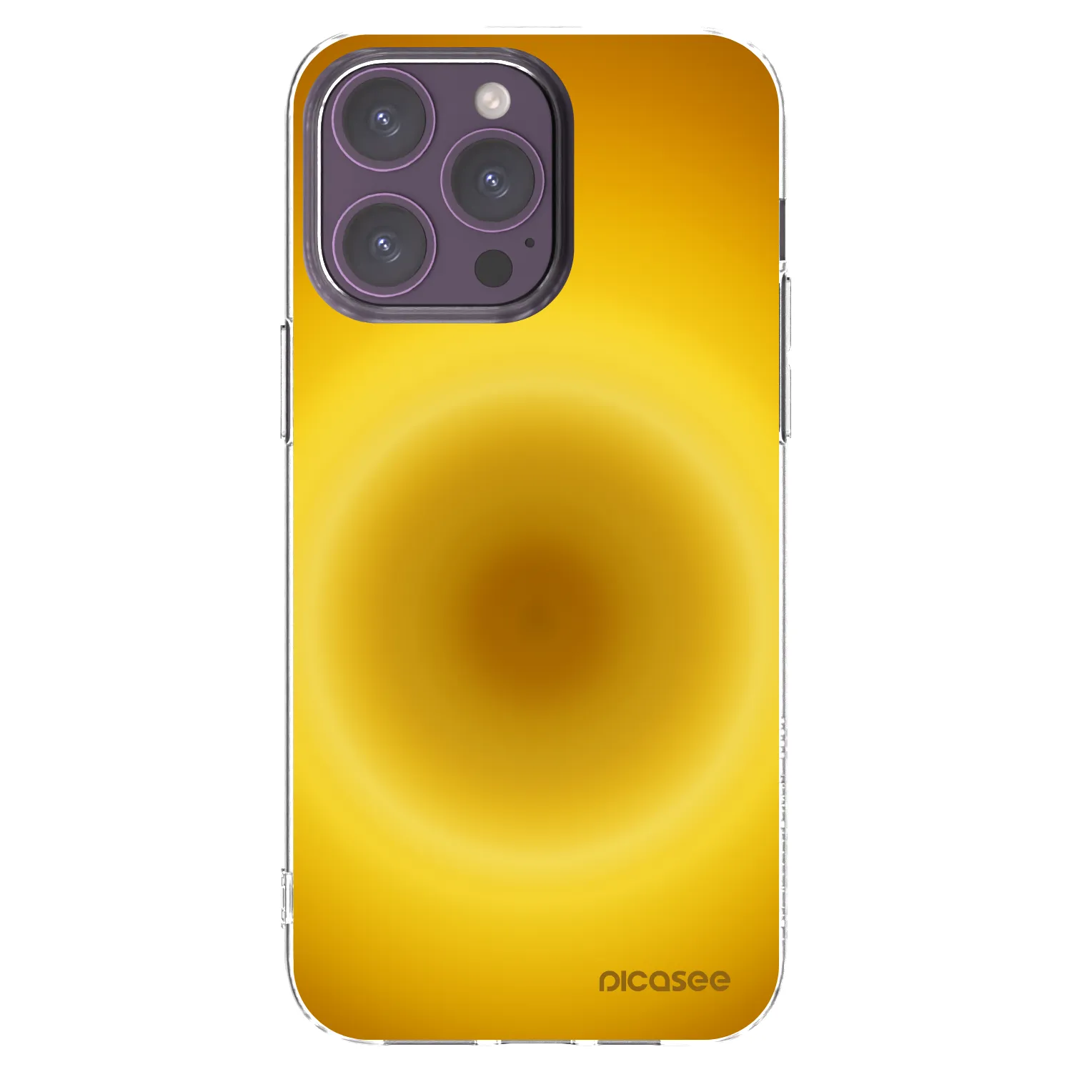 Picasee husă transparentă din silicon pentru Apple iPhone 14 Pro Max - Solar Pulse