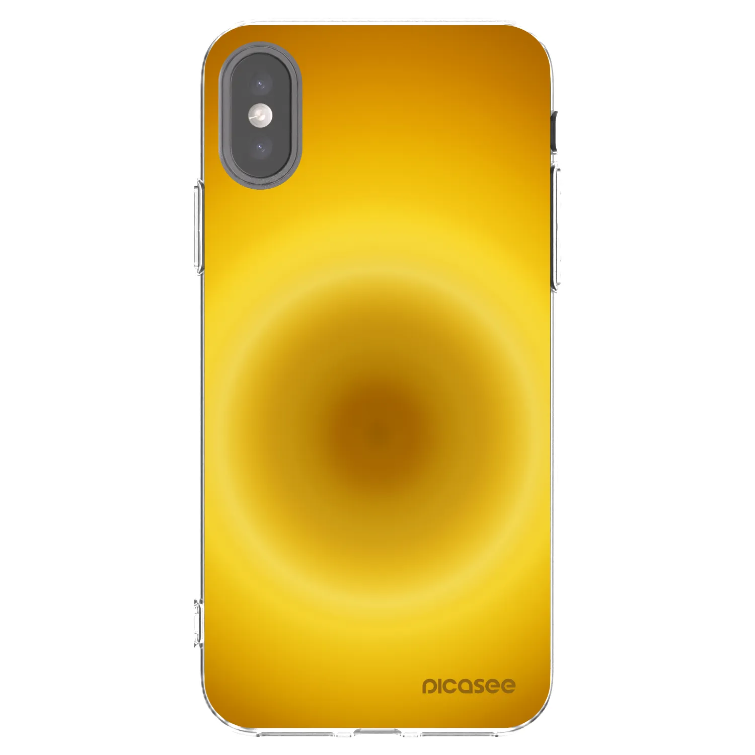 Picasee husă transparentă din silicon pentru Apple iPhone X/XS - Solar Pulse