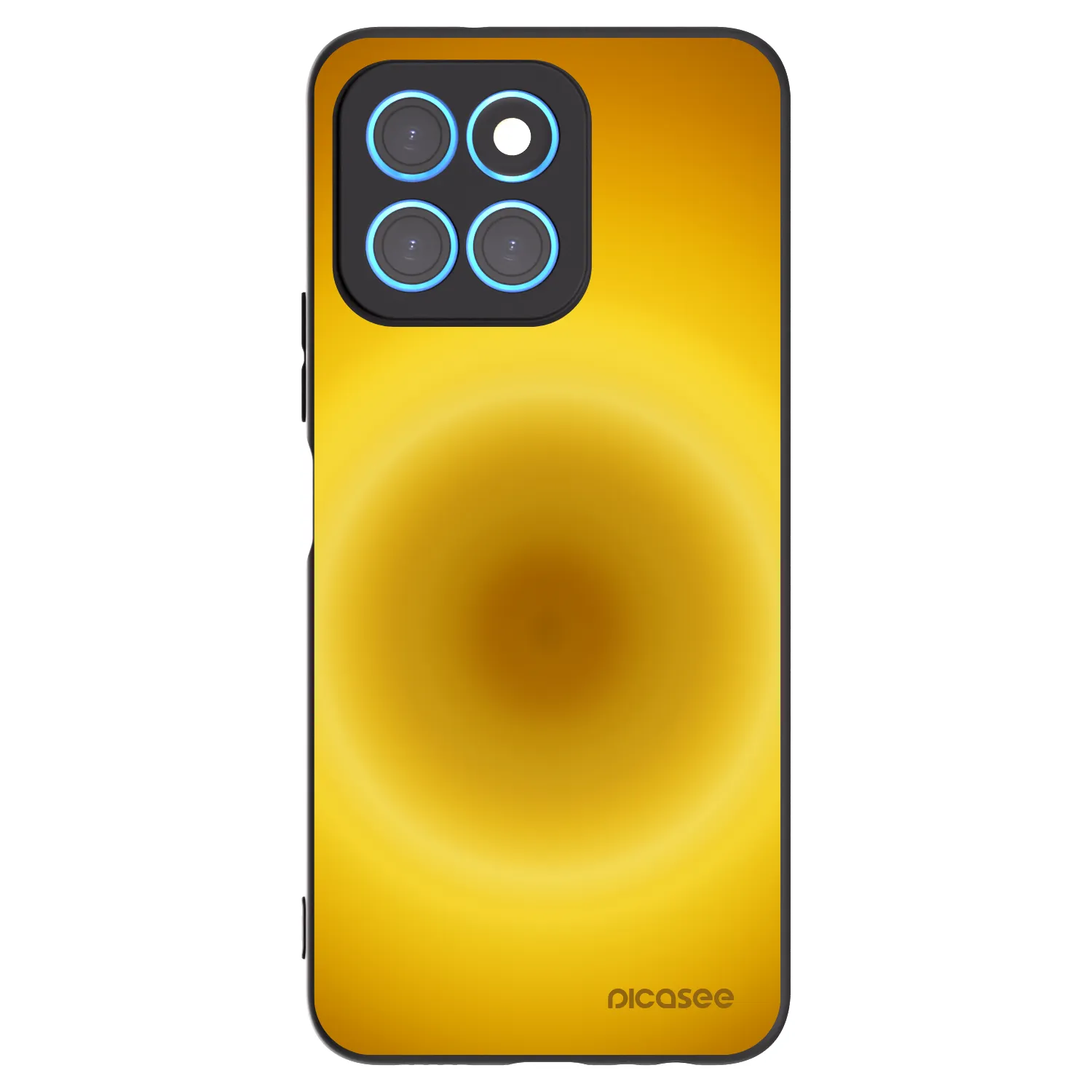 Picasee husă neagră din silicon pentru Honor X8 5G - Solar Pulse