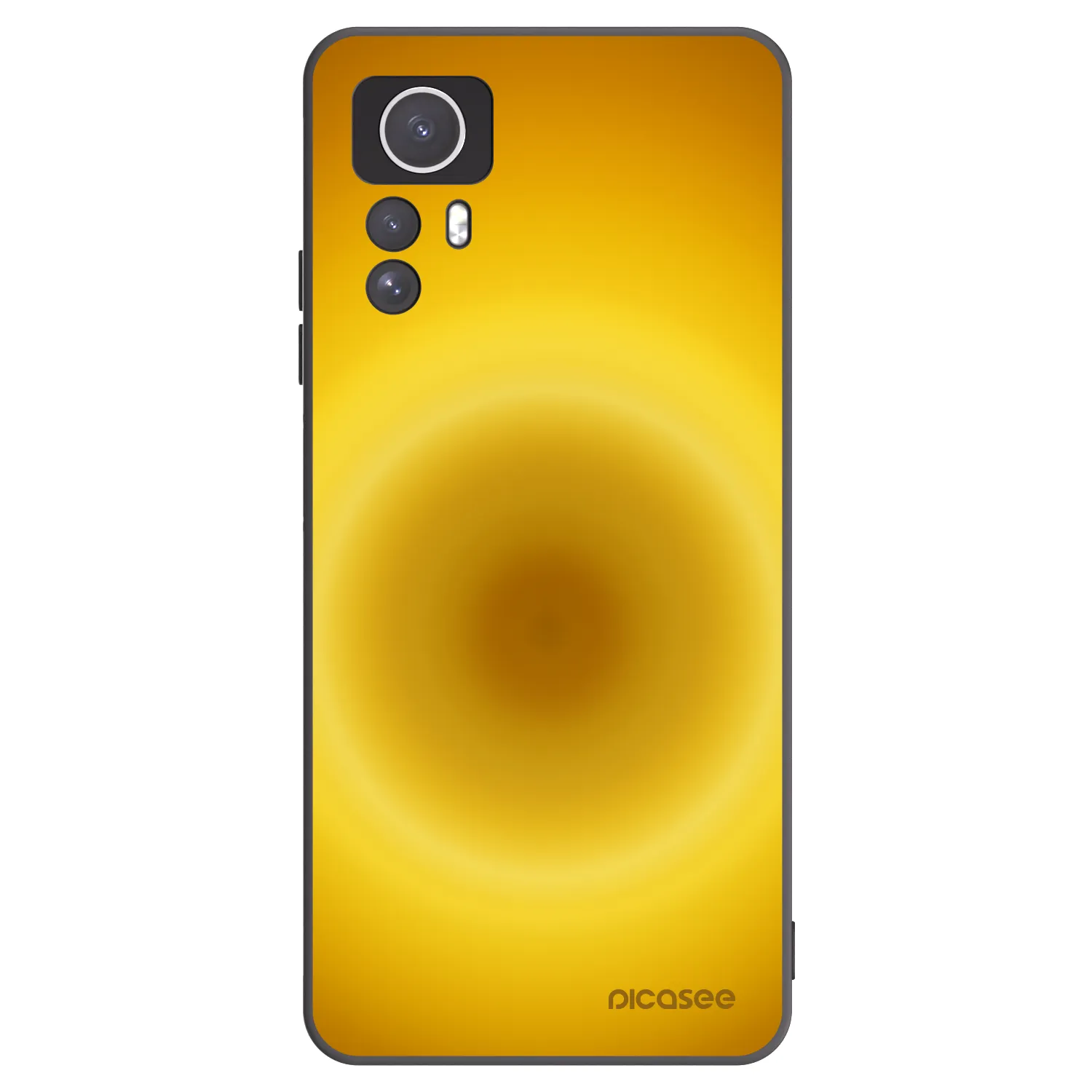 Picasee husă neagră din silicon pentru Xiaomi Redmi Note 12S - Solar Pulse