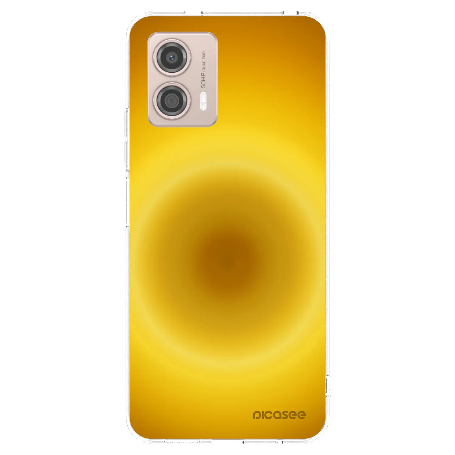 Picasee husă transparentă din silicon pentru Motorola Moto G53 5G - Solar Pulse