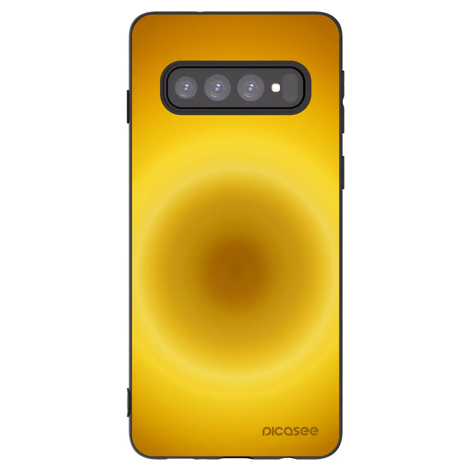 Picasee husă neagră din silicon pentru Samsung Galaxy S10 G973 - Solar Pulse