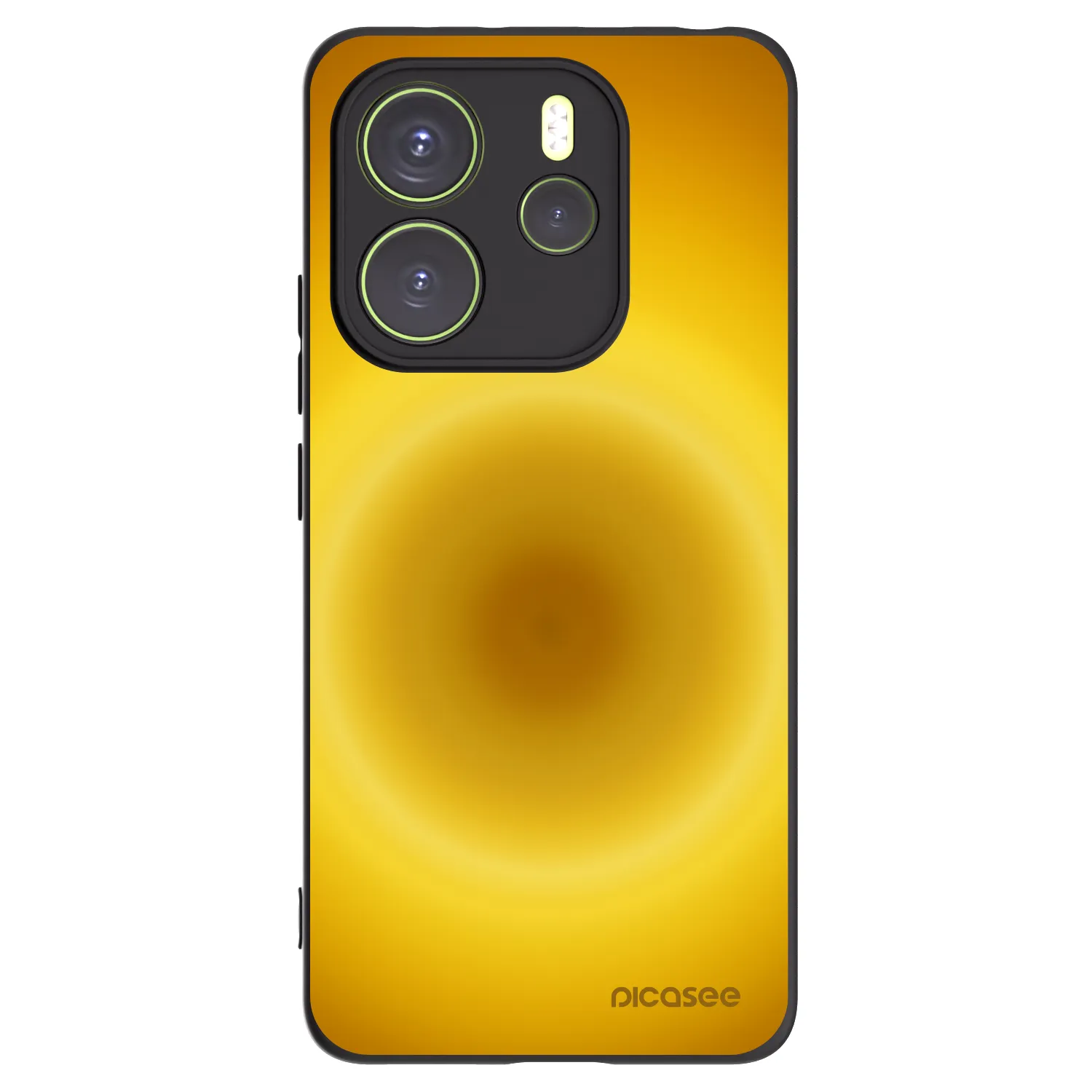 Picasee husă neagră din silicon pentru Xiaomi Redmi Note 14 4G - Solar Pulse
