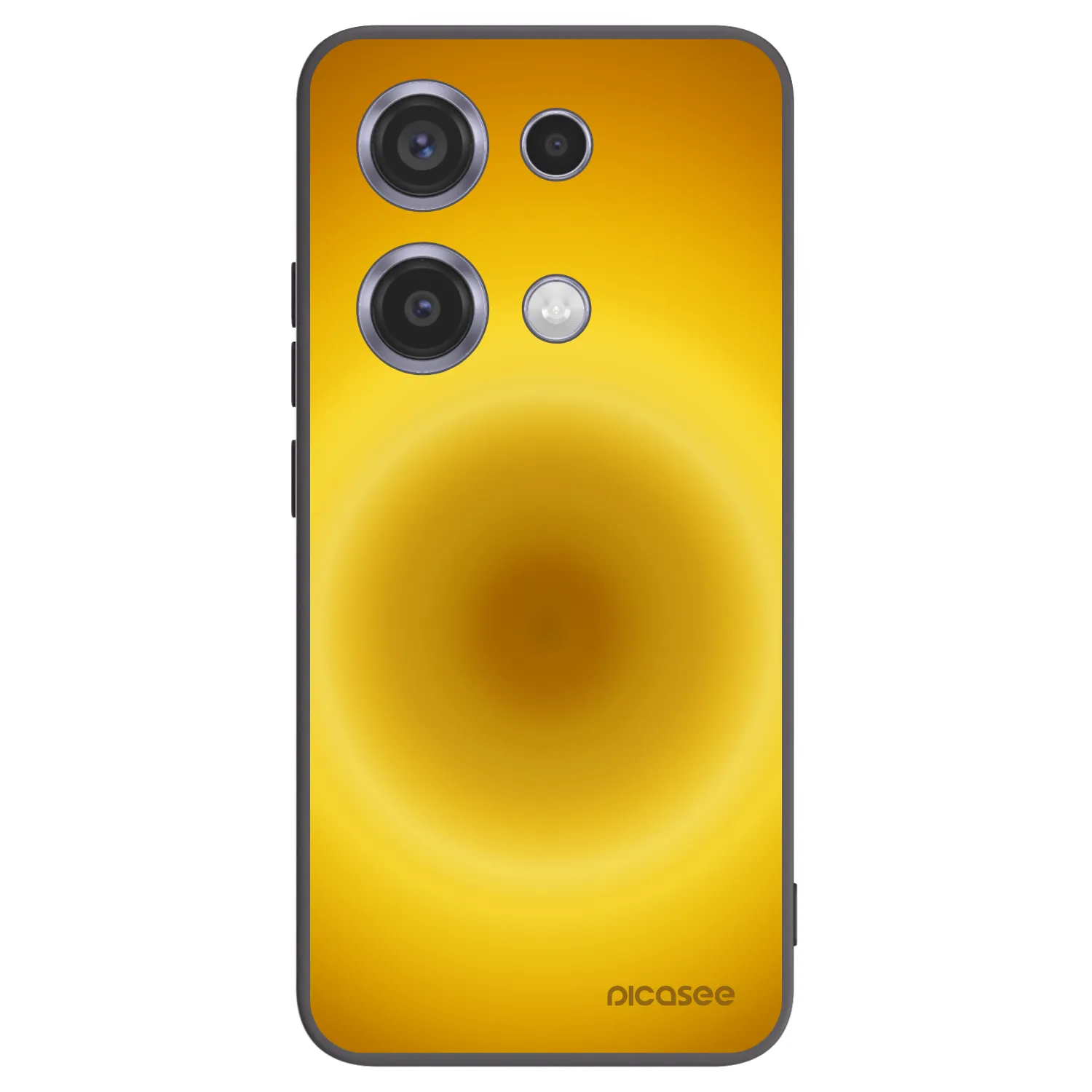 Picasee husă neagră din silicon pentru Xiaomi Redmi Note 14S - Solar Pulse