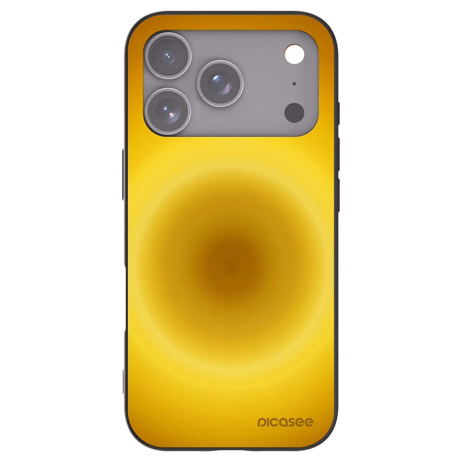 Picasee husă neagră din silicon pentru Apple iPhone 17 Pro - Solar Pulse