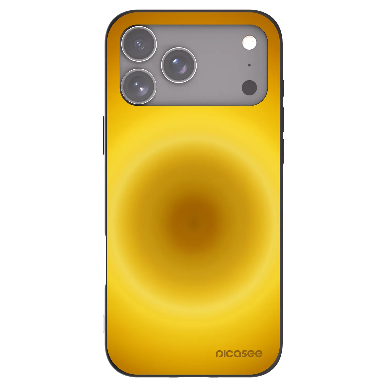 Picasee husă neagră din silicon pentru Apple iPhone 17 Pro Max - Solar Pulse