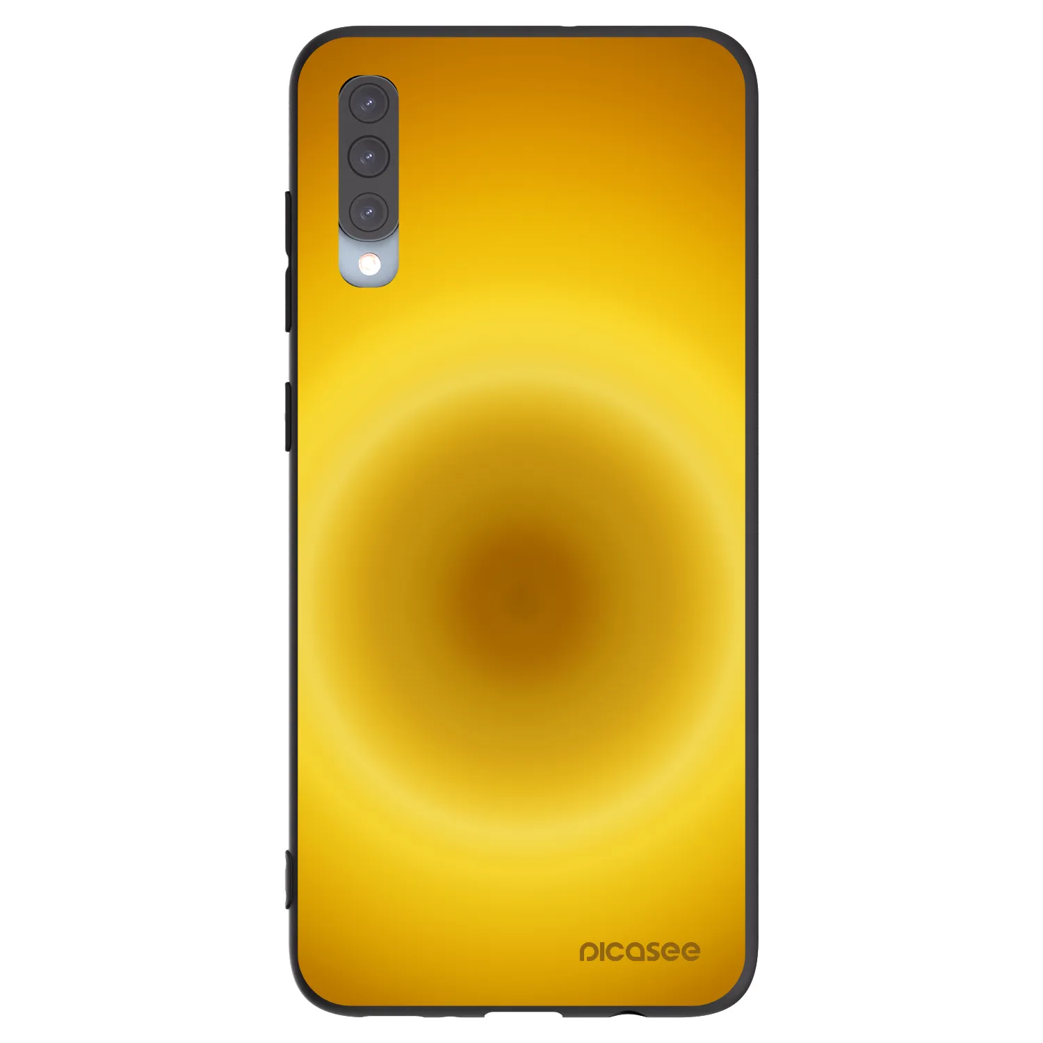 Picasee husă neagră din silicon pentru Samsung Galaxy A70 A705F - Solar Pulse
