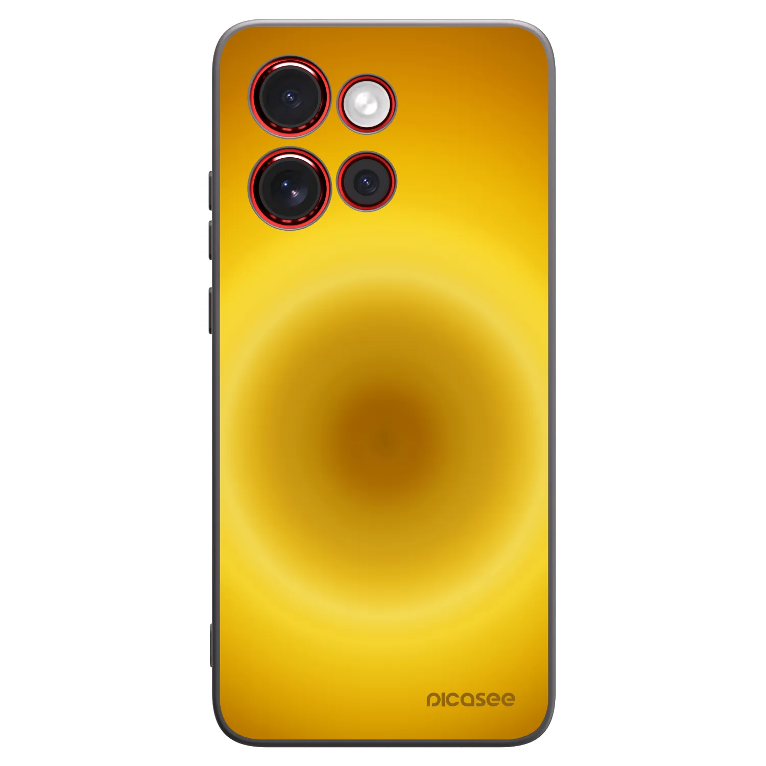 Picasee husă neagră din silicon pentru Motorola Edge 60 Neo 5G - Solar Pulse