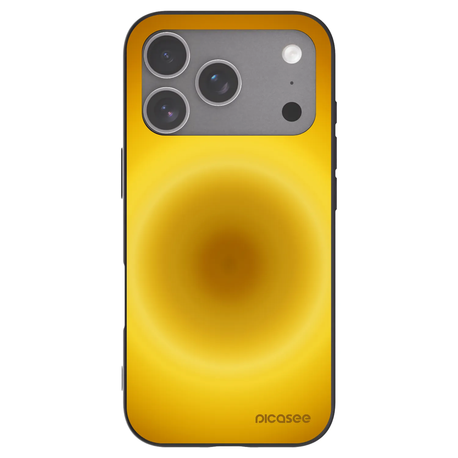 Picasee husă neagră din silicon pentru Apple iPhone 18 Pro - Solar Pulse