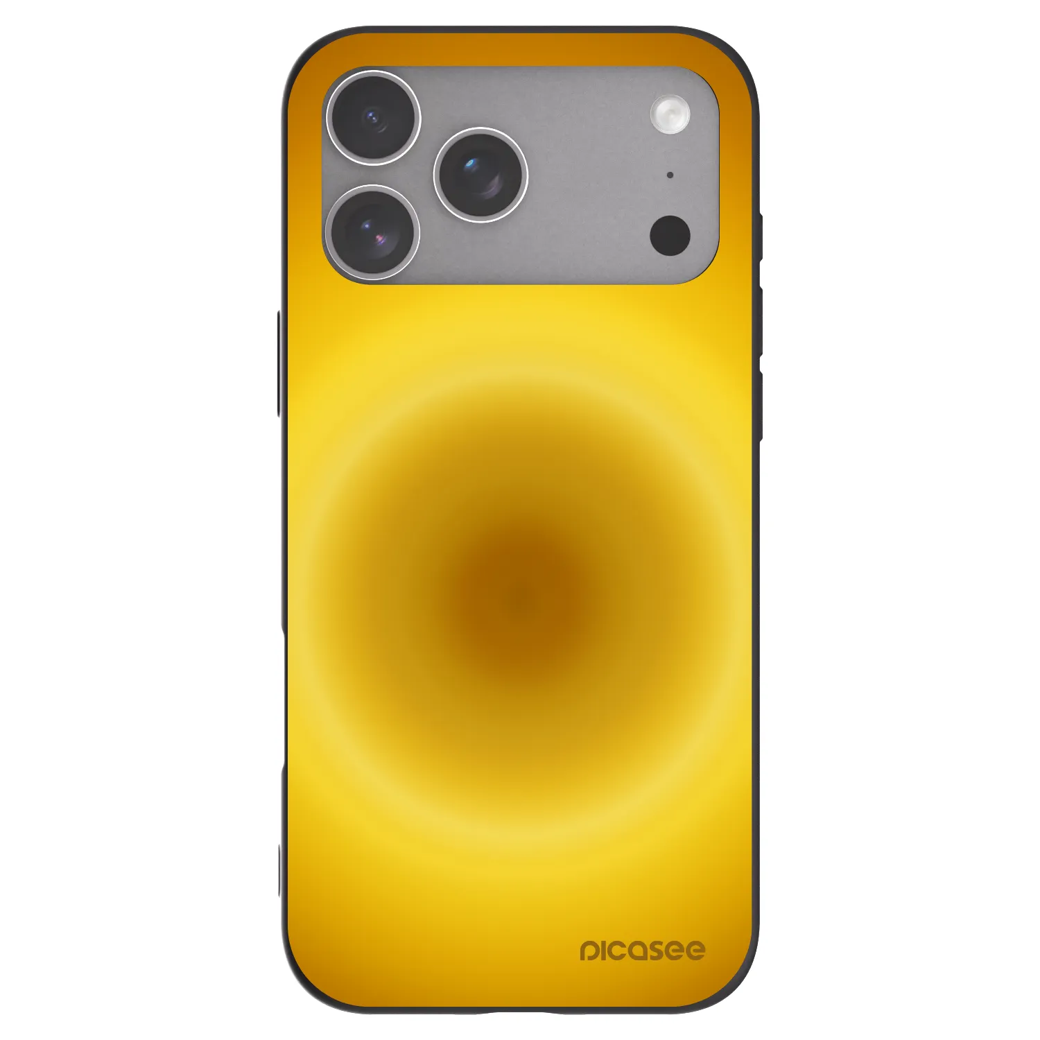 Picasee husă neagră din silicon pentru Apple iPhone 18 Pro Max - Solar Pulse