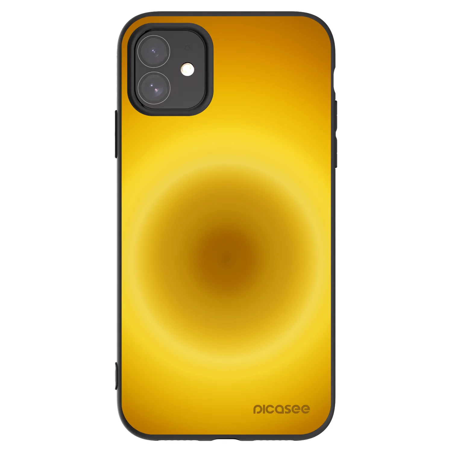 Picasee husă neagră din silicon pentru Apple iPhone 11 - Solar Pulse