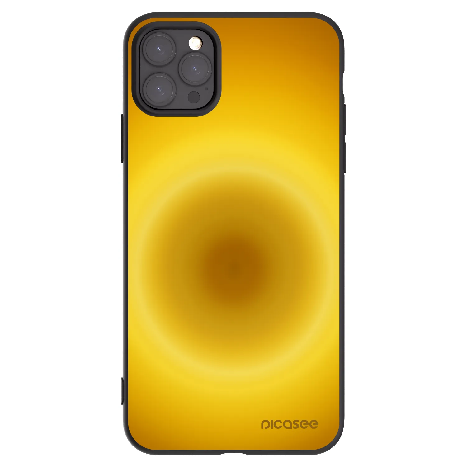 Picasee husă neagră din silicon pentru Apple iPhone 11 Pro Max - Solar Pulse
