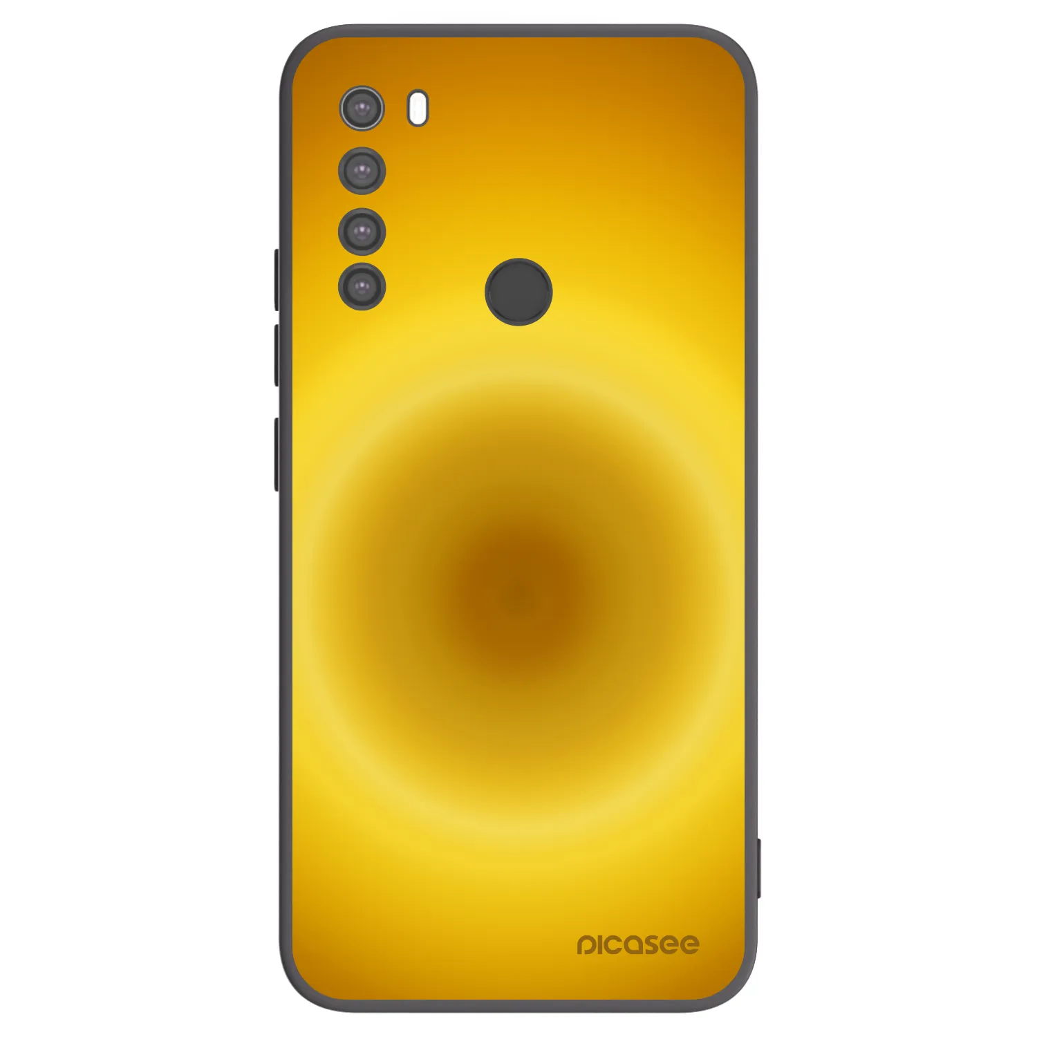 Picasee husă neagră din silicon pentru Xiaomi Redmi Note 8 - Solar Pulse
