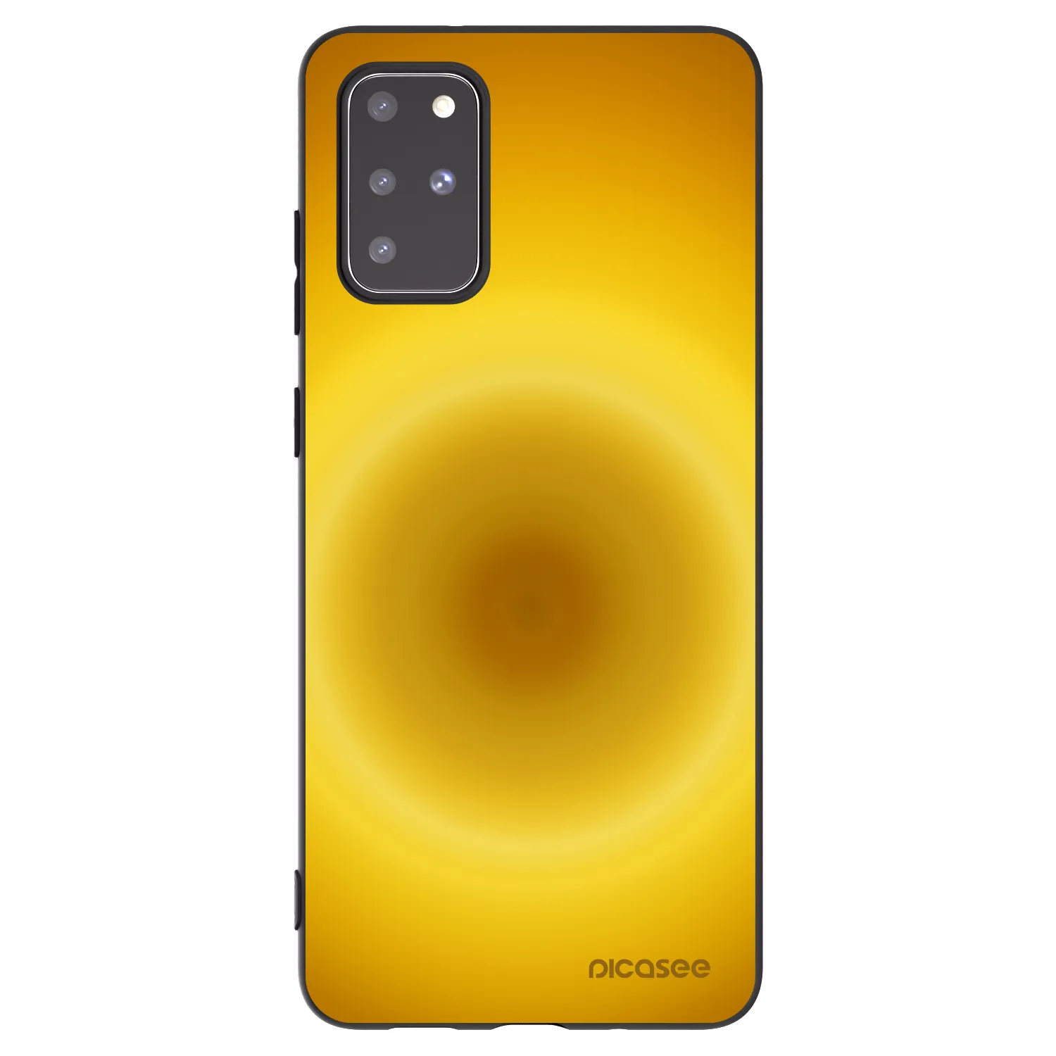 Picasee husă neagră din silicon pentru Samsung Galaxy S20+ G985F - Solar Pulse
