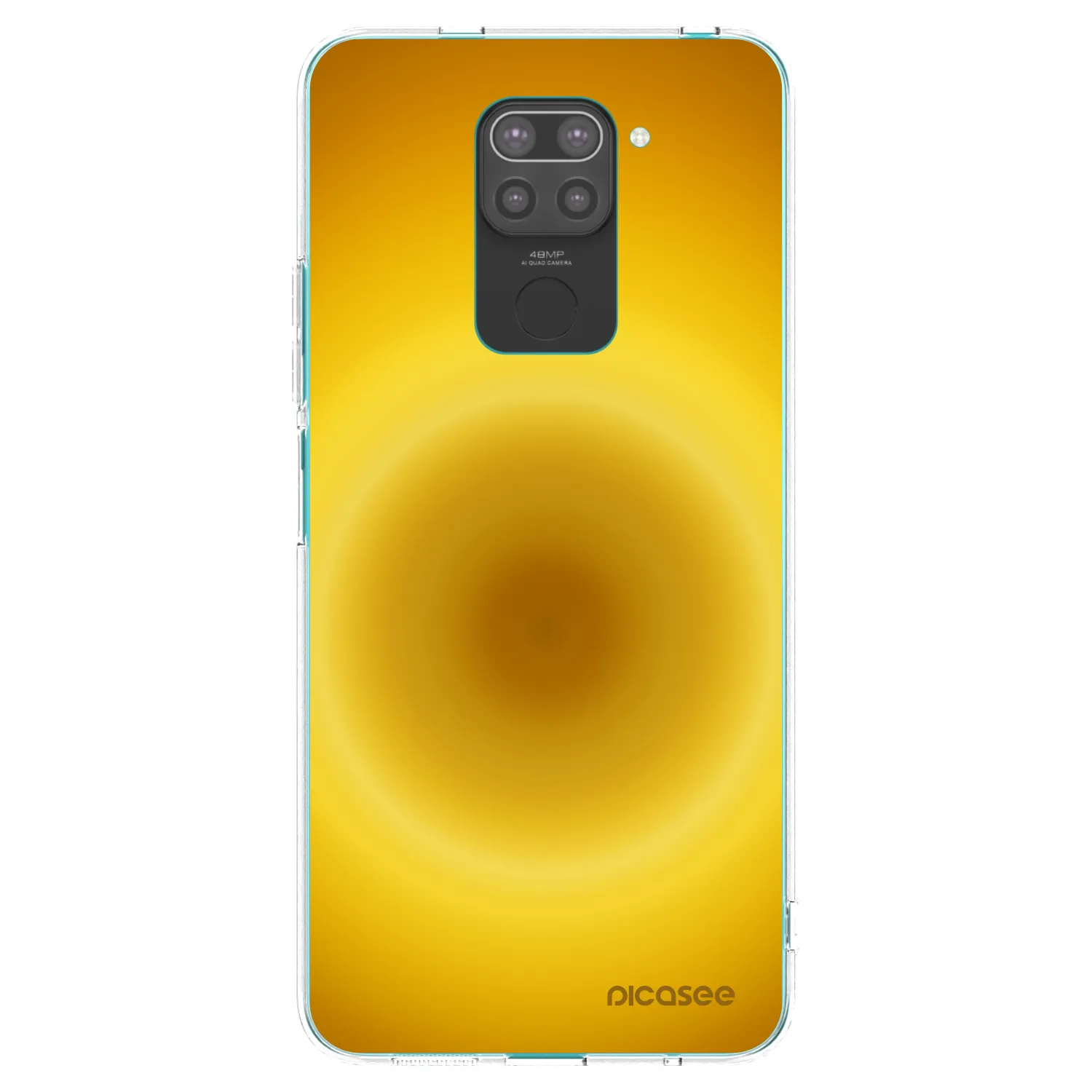 Picasee husă neagră din silicon pentru Xiaomi Redmi Note 9 - Solar Pulse
