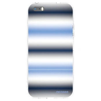 Picasee husă transparentă din silicon pentru Apple iPhone 5/5S/SE - Static Lines