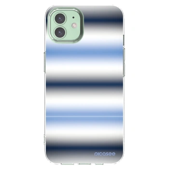 Picasee husă transparentă din silicon pentru Apple iPhone 12 - Static Lines