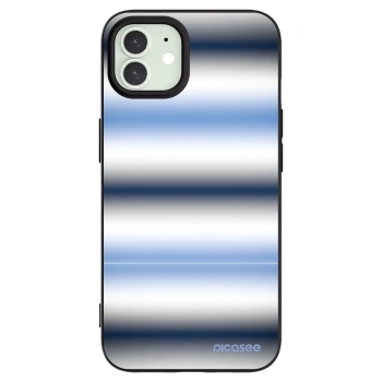 Picasee husă neagră din silicon pentru Apple iPhone 12 Pro - Static Lines
