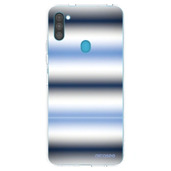 Picasee husă transparentă din silicon pentru Samsung Galaxy M11 - Static Lines