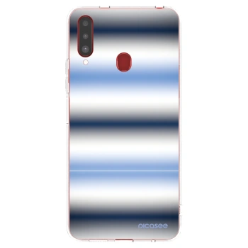 Picasee husă transparentă din silicon pentru Samsung Galaxy A20s - Static Lines