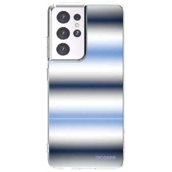 Picasee husă transparentă din silicon pentru Samsung Galaxy S21 Ultra 5G G998B - Static Lines