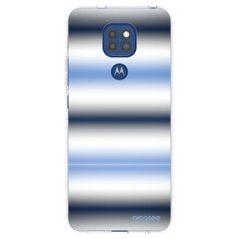 Picasee husă transparentă din silicon pentru Motorola Moto G9 Play - Static Lines