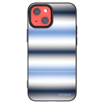 Picasee husă neagră din silicon pentru Apple iPhone 13 mini - Static Lines