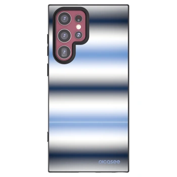 Picasee husă neagră din silicon pentru Samsung Galaxy S22 Ultra 5G - Static Lines