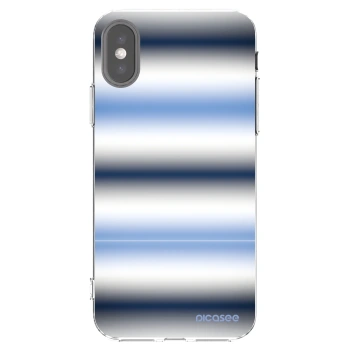 Picasee husă transparentă din silicon pentru Apple iPhone X/XS - Static Lines