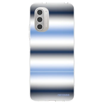 Picasee husă transparentă din silicon pentru Motorola Moto G51 - Static Lines