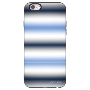 Picasee husă neagră din silicon pentru Apple iPhone 6/6S - Static Lines