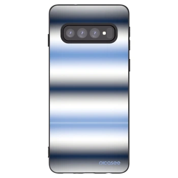 Picasee husă neagră din silicon pentru Samsung Galaxy S10 G973 - Static Lines