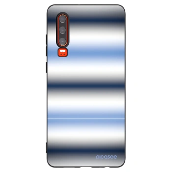 Picasee husă neagră din silicon pentru Huawei P30 - Static Lines