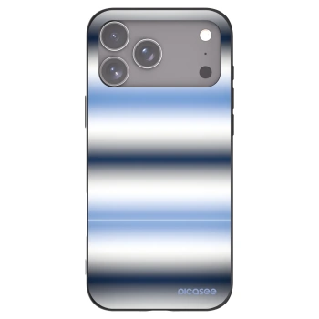 Picasee husă neagră din silicon pentru Apple iPhone 17 Pro Max - Static Lines