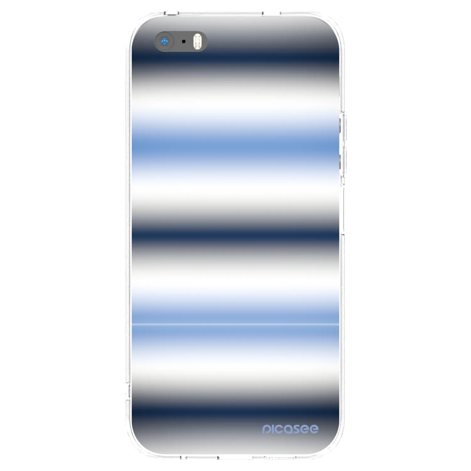 Picasee husă transparentă din silicon pentru Apple iPhone 5/5S/SE - Static Lines