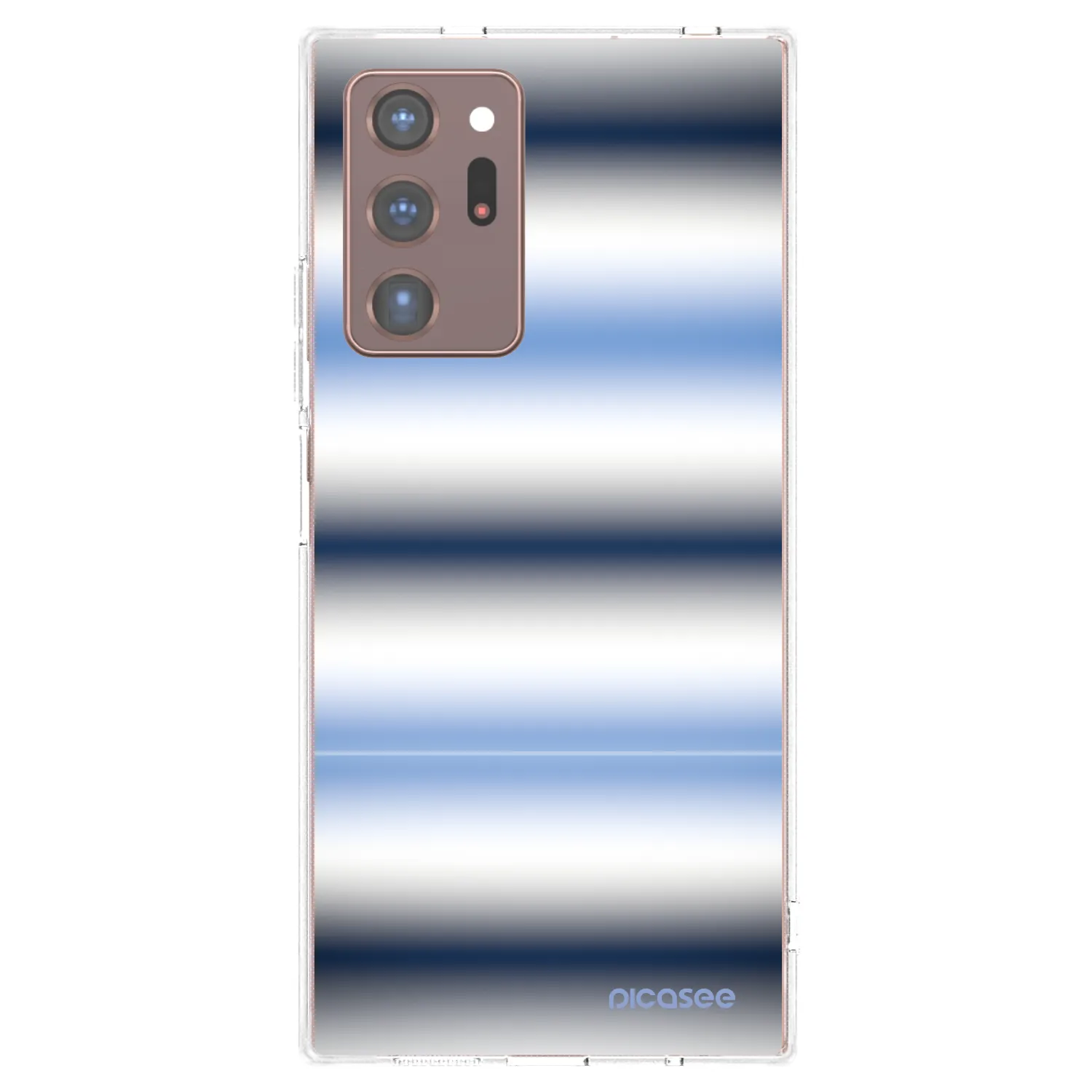 Picasee husă transparentă din silicon pentru Samsung Galaxy Note 20 Ultra - Static Lines
