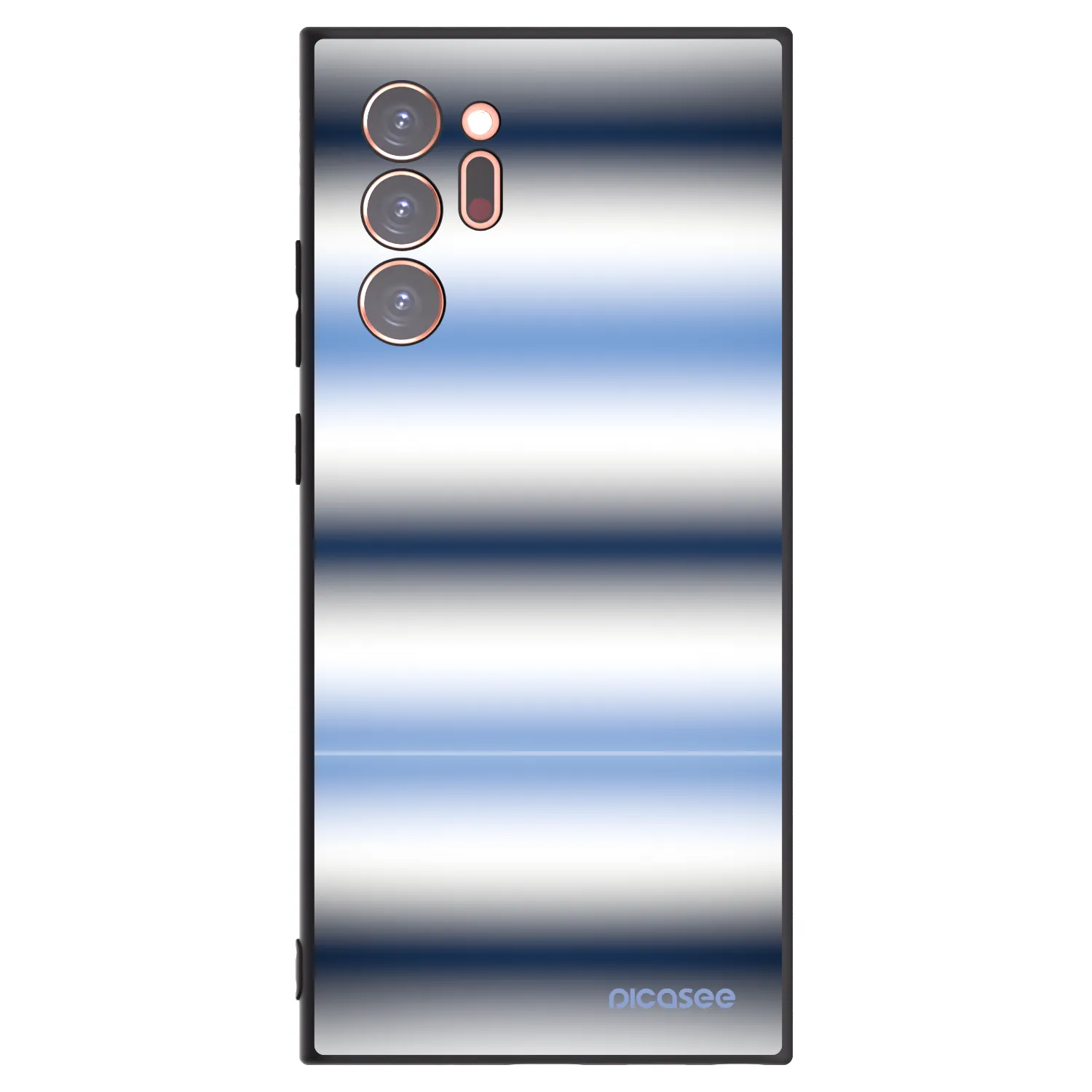 Picasee husă neagră din silicon pentru Samsung Galaxy Note 20 Ultra - Static Lines