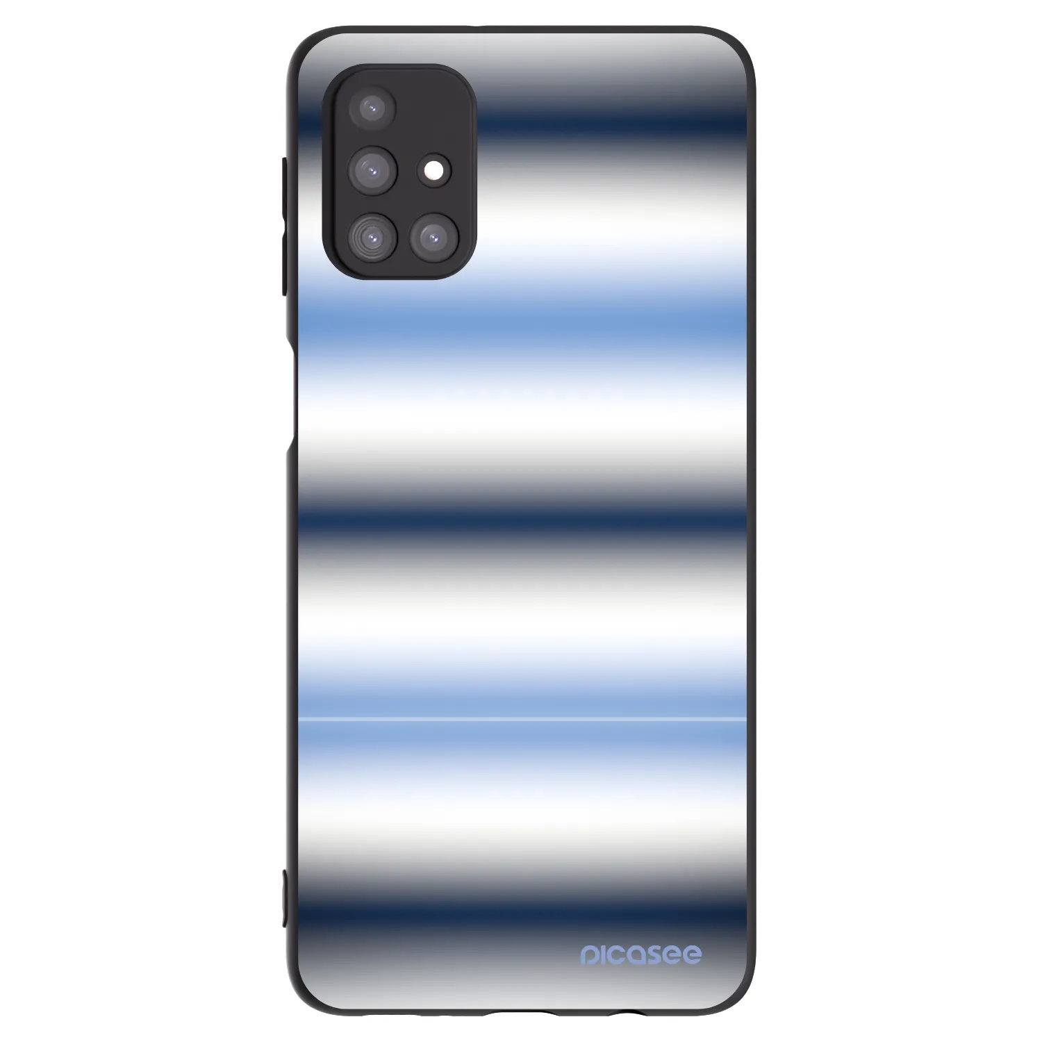 Picasee husă neagră din silicon pentru Samsung Galaxy M31s - Static Lines