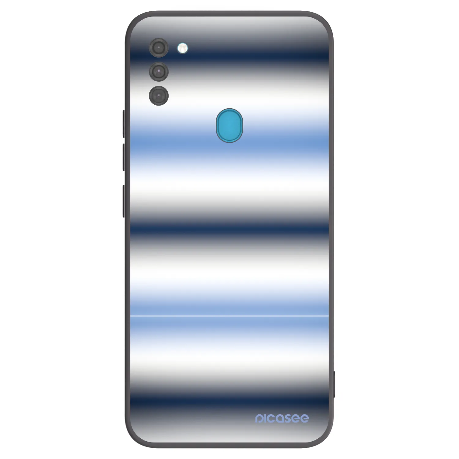 Picasee husă neagră din silicon pentru Samsung Galaxy M11 - Static Lines