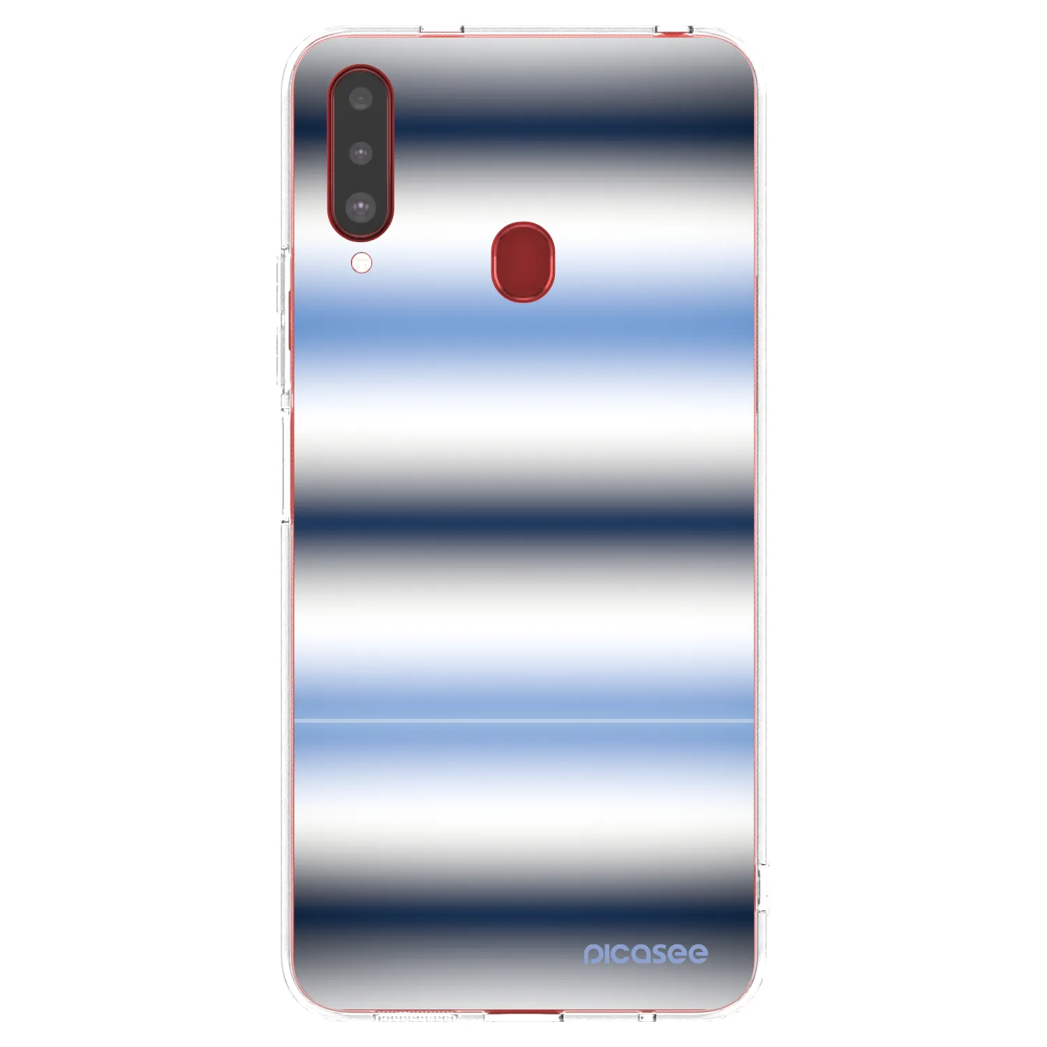 Picasee husă transparentă din silicon pentru Samsung Galaxy A20s - Static Lines