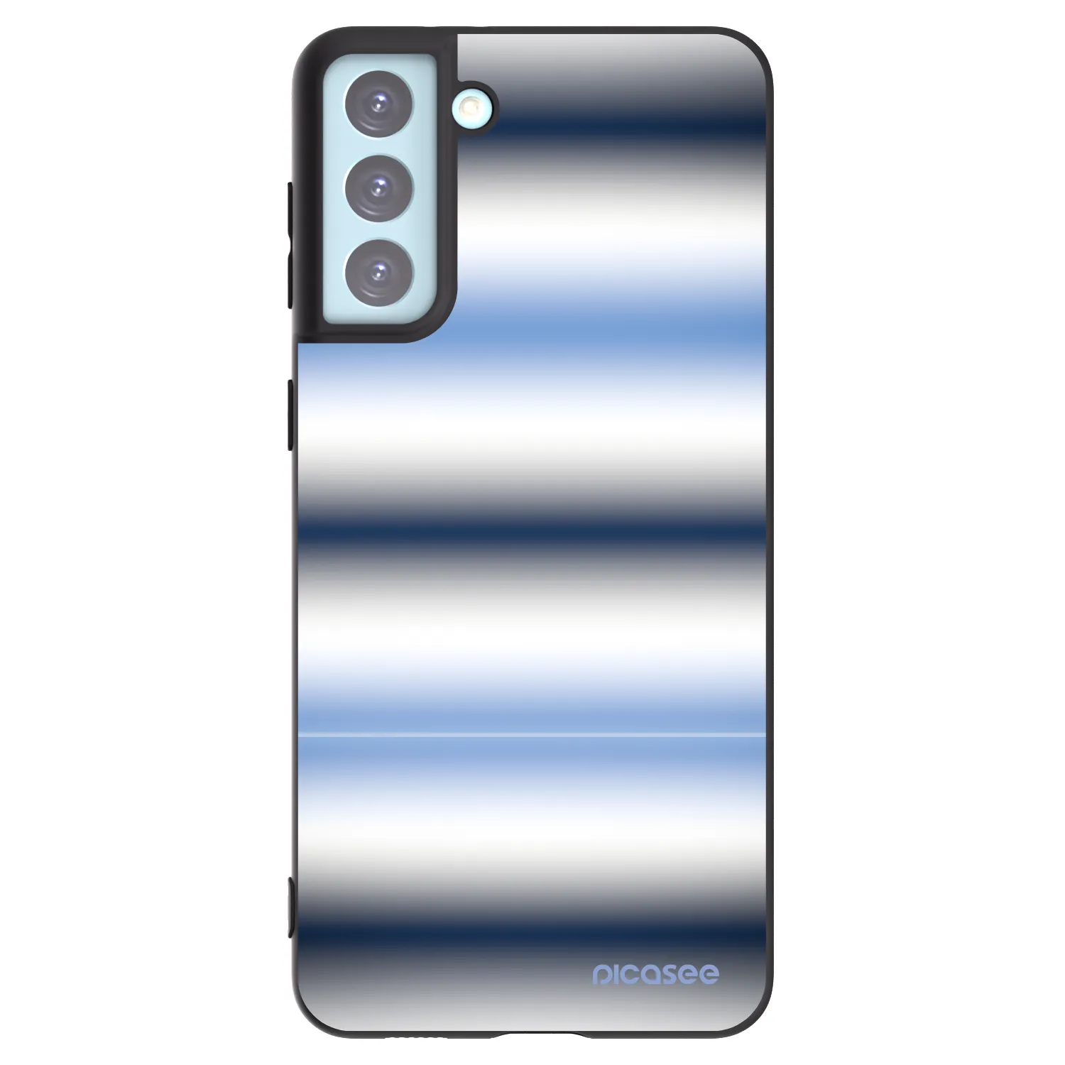 Picasee husă neagră din silicon pentru Samsung Galaxy S21+ 5G G996F - Static Lines