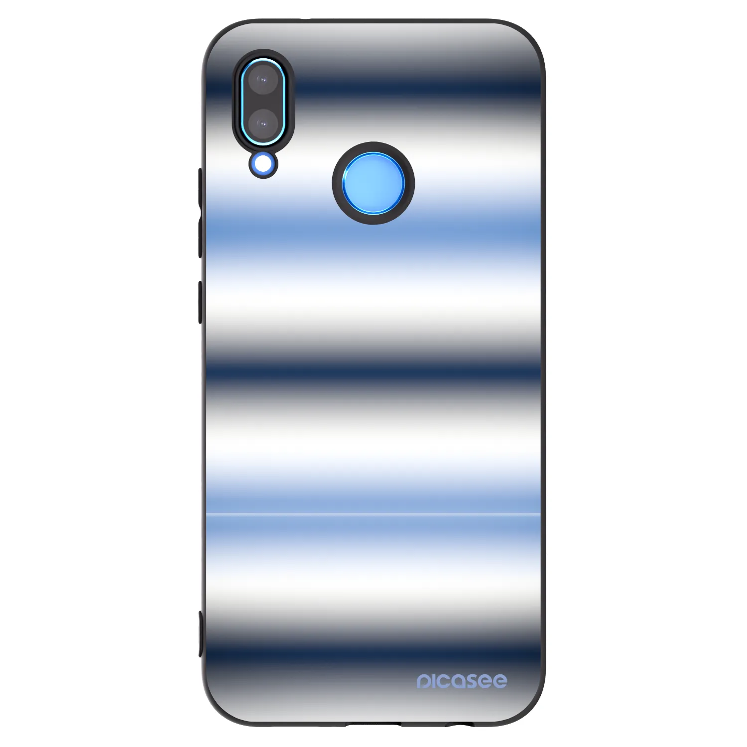 Picasee husă neagră din silicon pentru Huawei P20 Lite - Static Lines