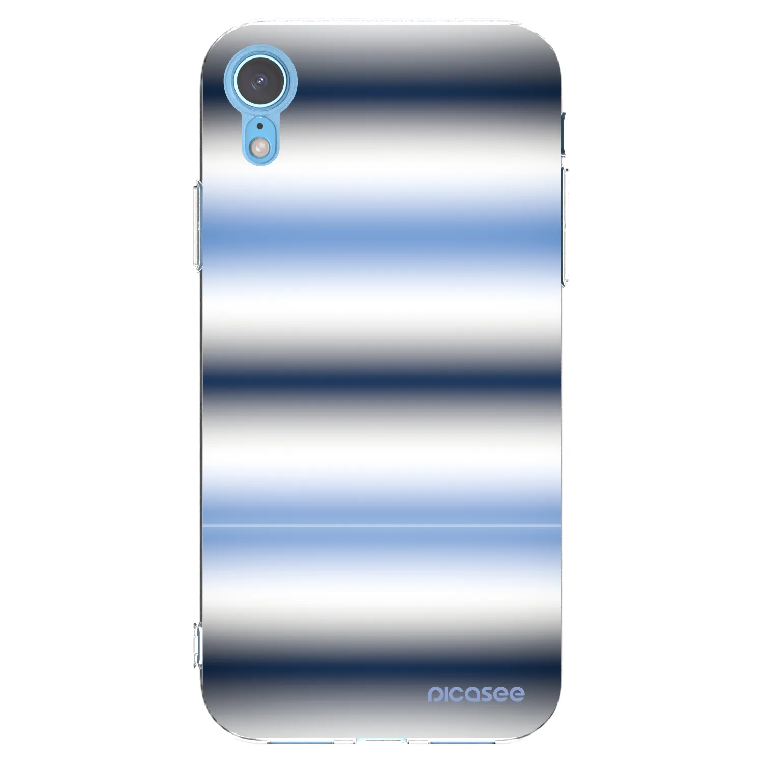 Picasee husă transparentă din silicon pentru Apple iPhone XR - Static Lines