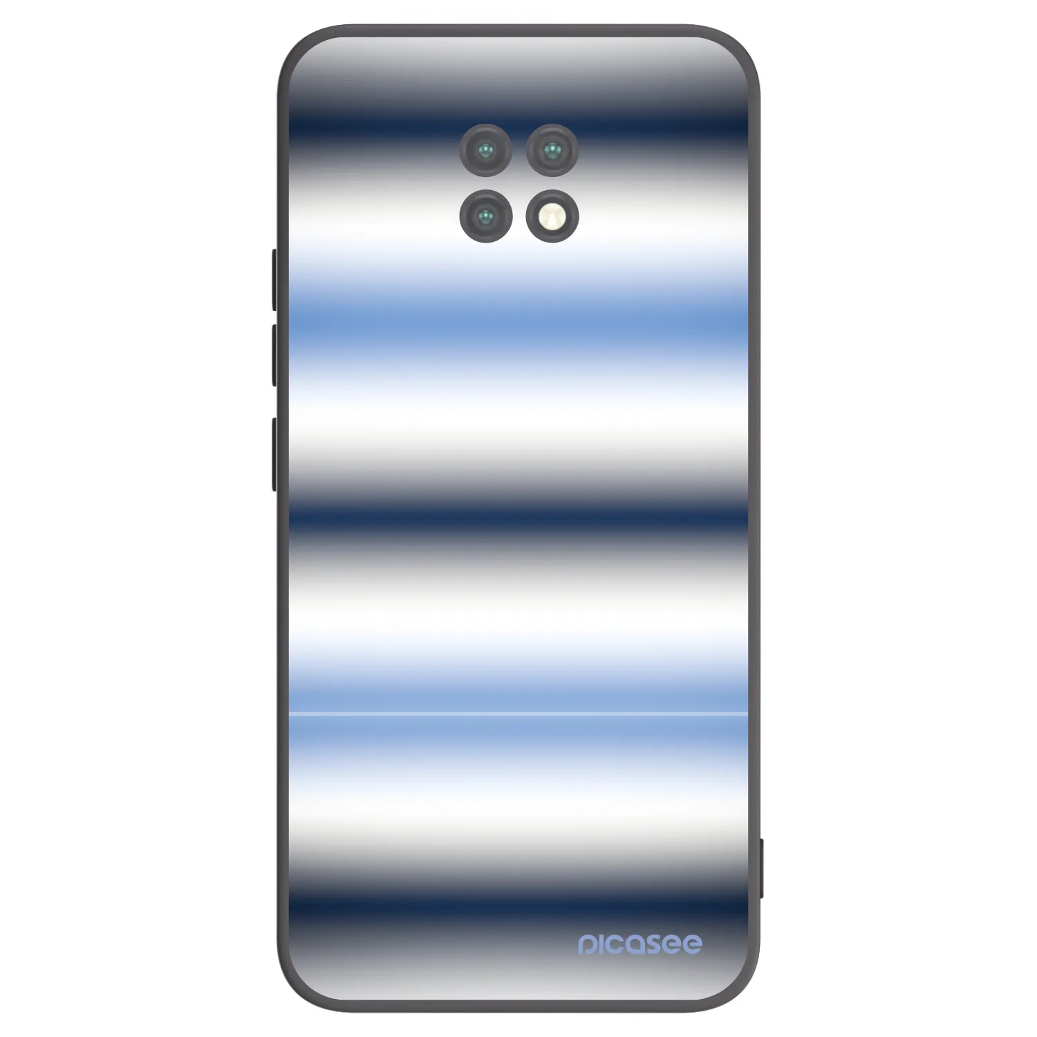 Picasee husă neagră din silicon pentru Xiaomi Redmi Note 9T - Static Lines