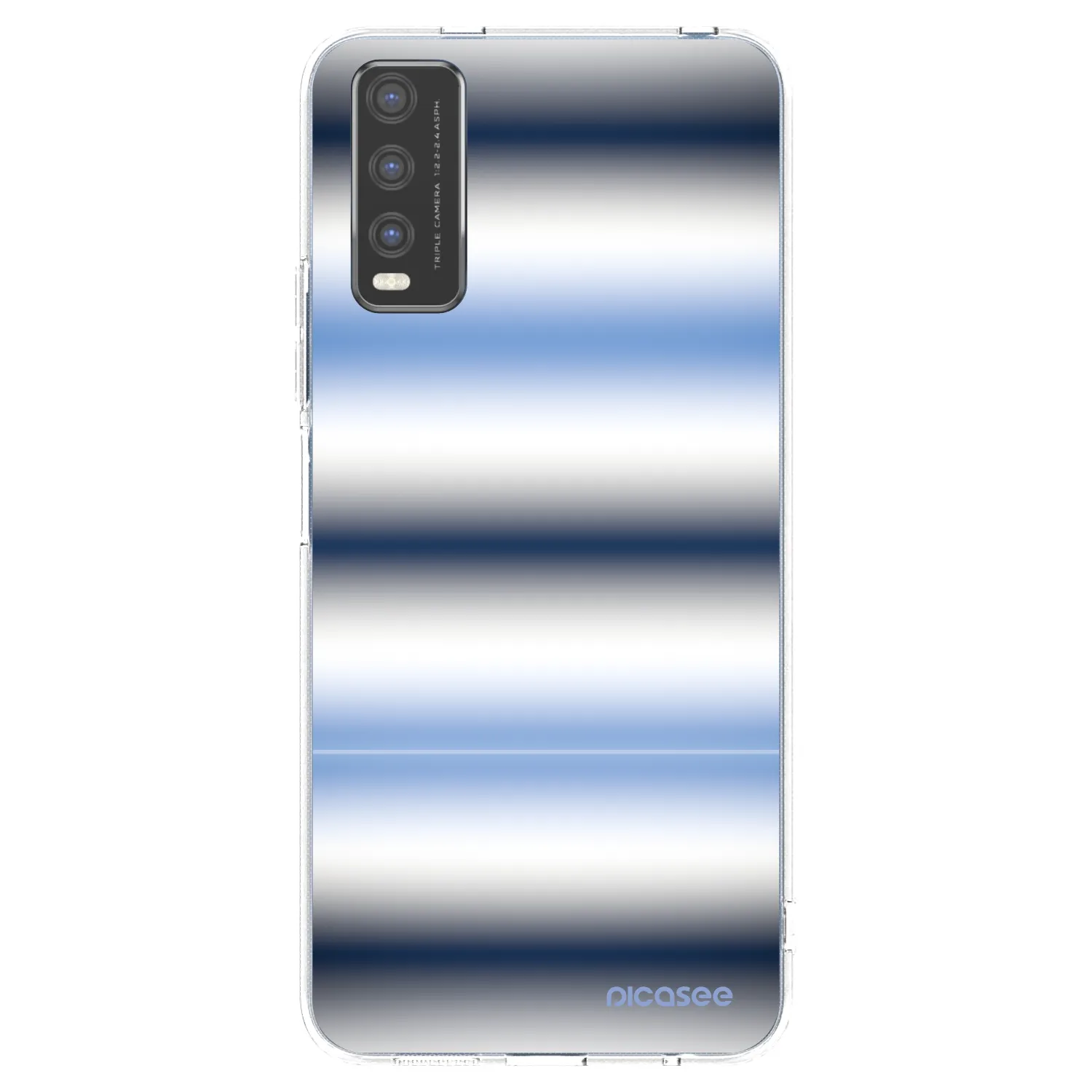 Picasee husă transparentă din silicon pentru Vivo Y20s - Static Lines