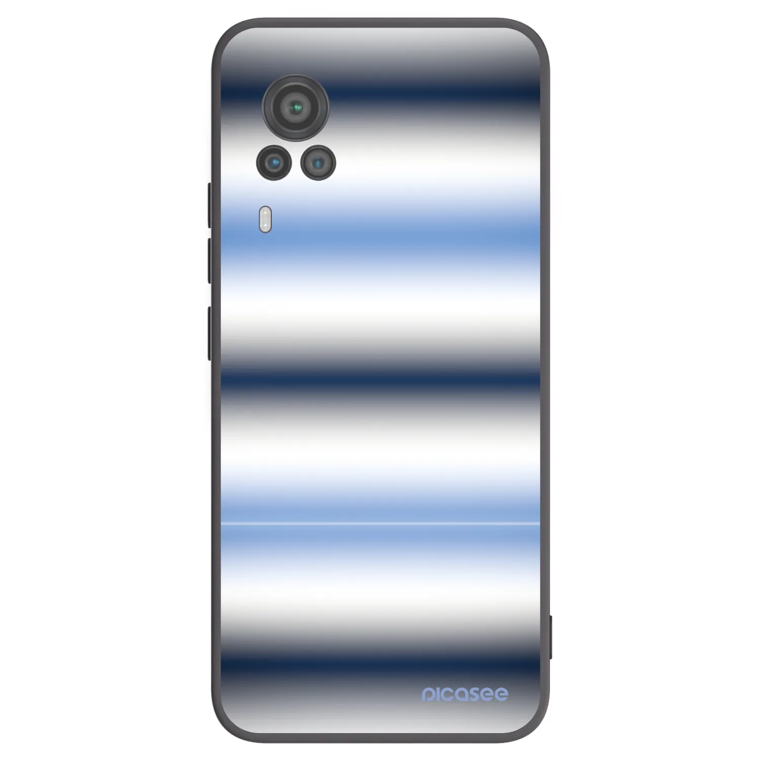 Picasee husă neagră din silicon pentru Vivo X60 Pro 5G - Static Lines
